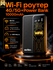 Роутер Wi-Fi 4G/5G с аккумулятором и встроенным Power Bank для дома, дачи и офис...