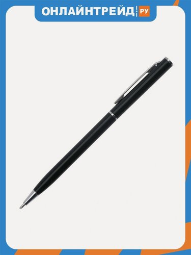 Изображение товара Ручка бизнес-класса Brauberg шариковая "Delicate Black", корпус черный, узел 1 мм, линия письма 0,7 мм, синяя, 141399