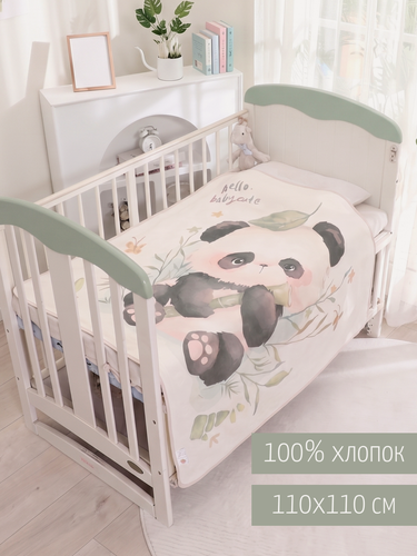Изображение товара Муслиновый плед для новорожденных 110*110 см, стеганый