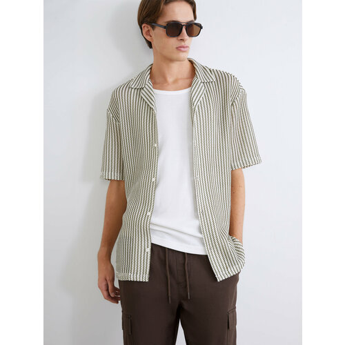 фото Рубашка lc waikiki, размер xl, green striped