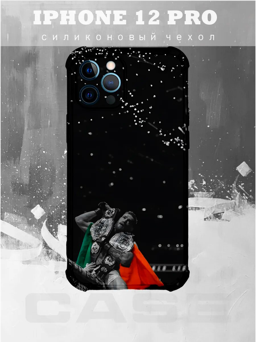 Чехол на IPHONE 12 PRO с принтом чемпион конор
