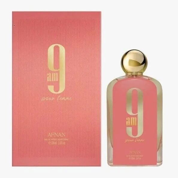 Afnan Вода парфюмерная 9 am pink 100 ml парфюмерная вода женская 100 мл