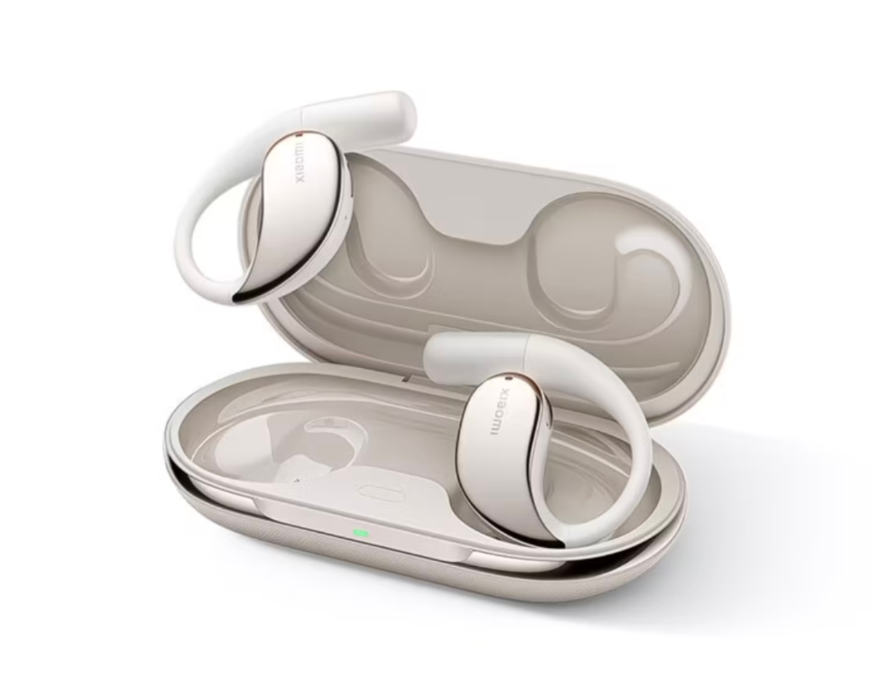 Белые беспроводные наушники с микрофоном Xiaomi OpenWear Stereo, бежевый (K6818RU)