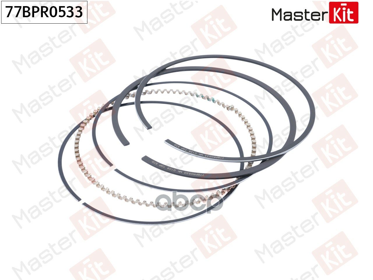 Кольца поршневые (к-т на 1 поршень) (STD) Ford/Mazda/Volvo SYDA/LF17/B 4204 S3 77BPR0533 MasterKit арт. 77BPR0533