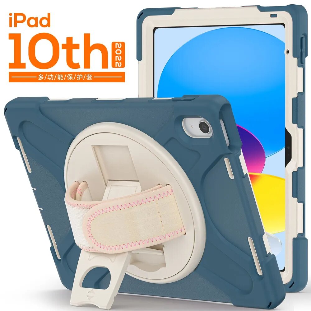 Подходит для защитного чехла для планшетного компьютера iPad10 2022/Apple iPad 10th Gen-Cornflower Blue