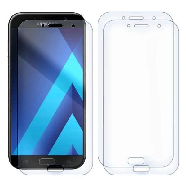 Комплект из 3-x защитных гибридных стекол Krutoff для Samsung Galaxy A7 (2017)