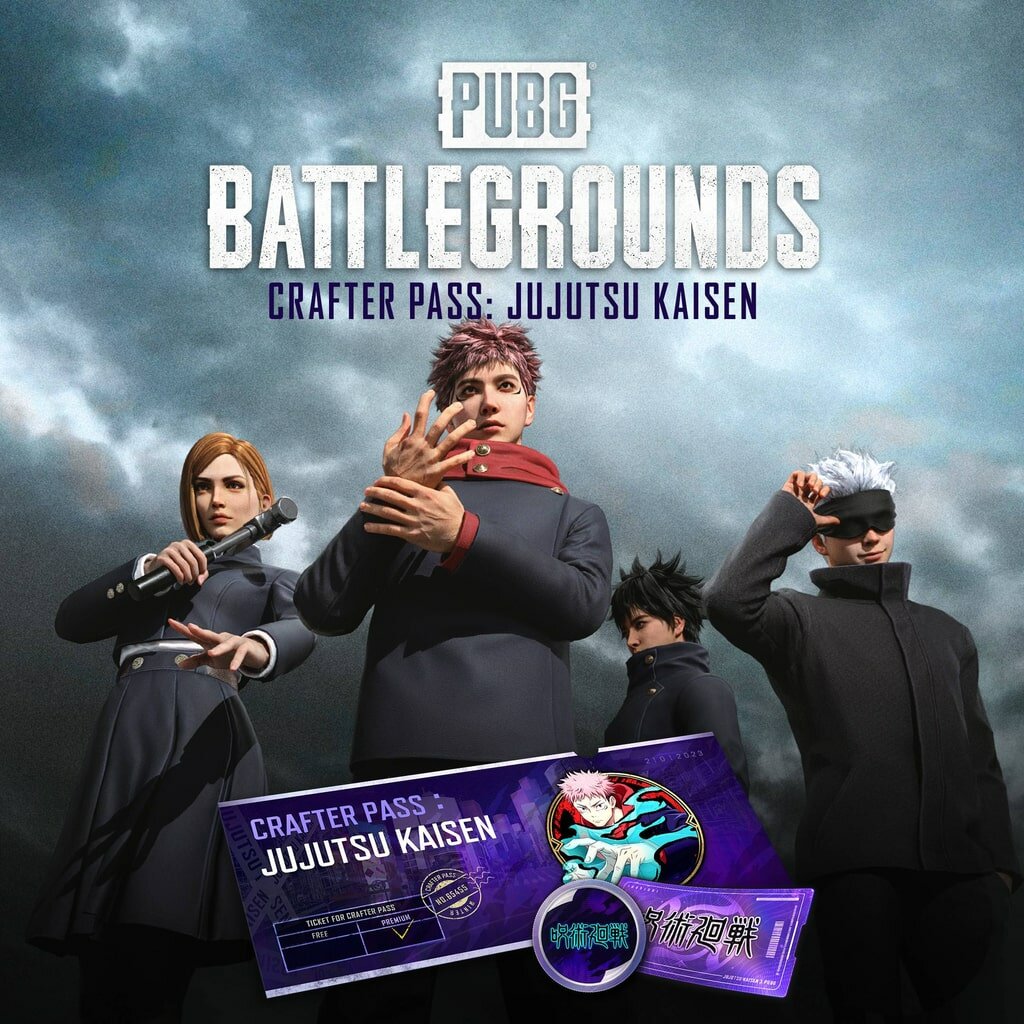 Дополнение PUBG - CRAFTER PASS: JUJUTSU KAISEN BASIC PACK, цифровое издание PlayStation 5, регион Турция / код пополнения баланса