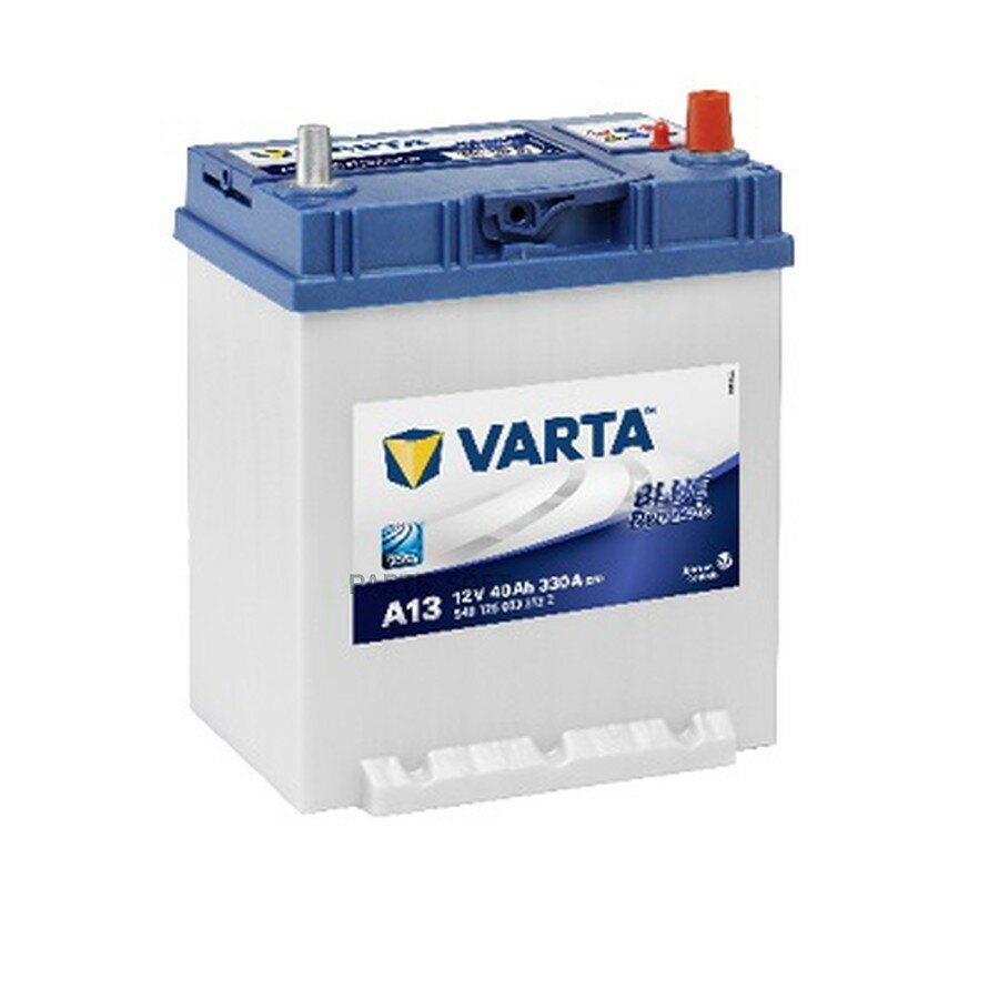 Аккумуляторная батарея Blue Dynamic [12V 40Ah 330A B01] от официального дистрибьютора, VARTA, артикул 540125033
