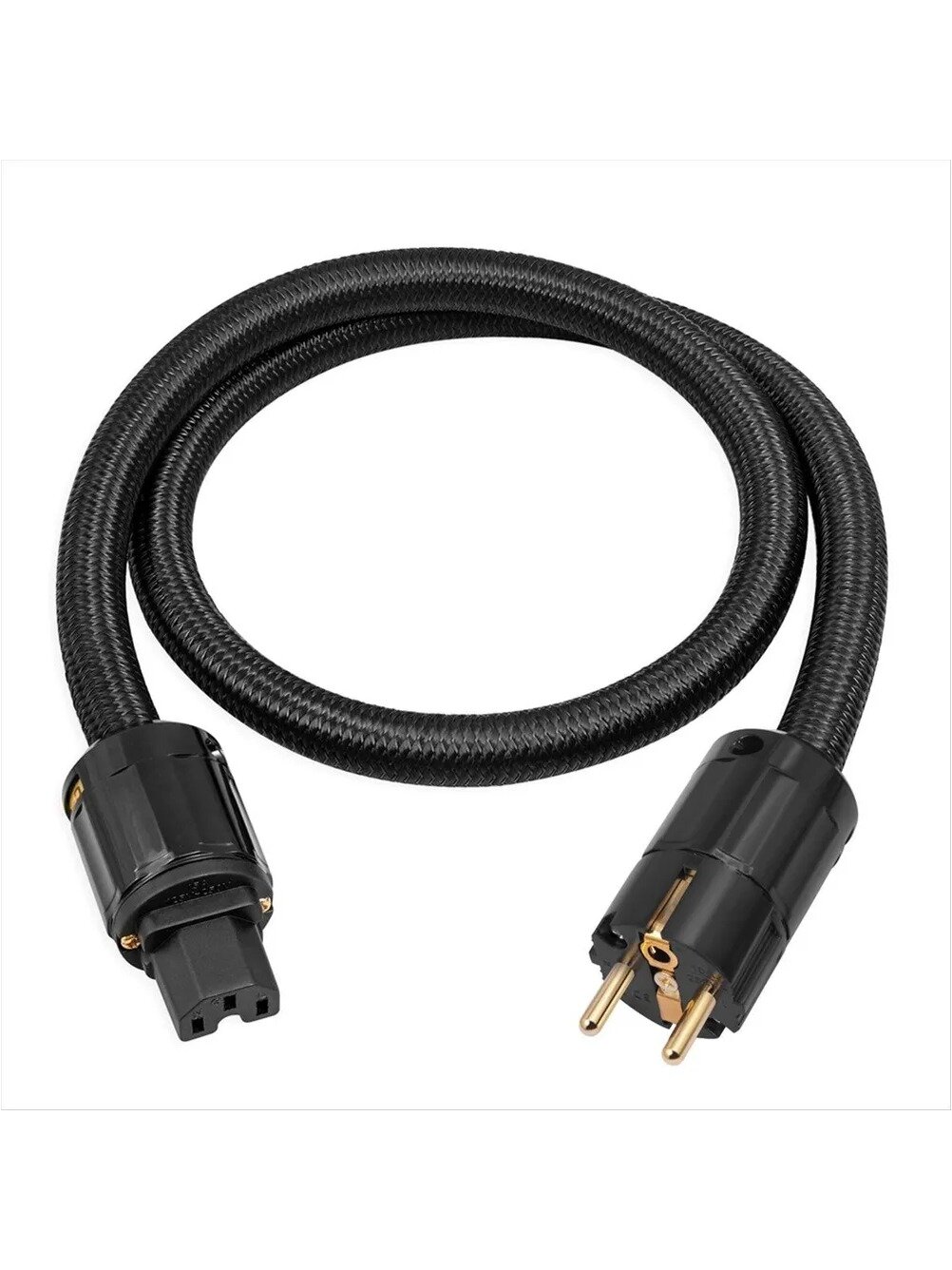 Кабель питания HiFi 12AWG, кабель EU 250 В/15 А для динамиков, сабвуфера, проигрывателя винила, усилителя, 100 см
