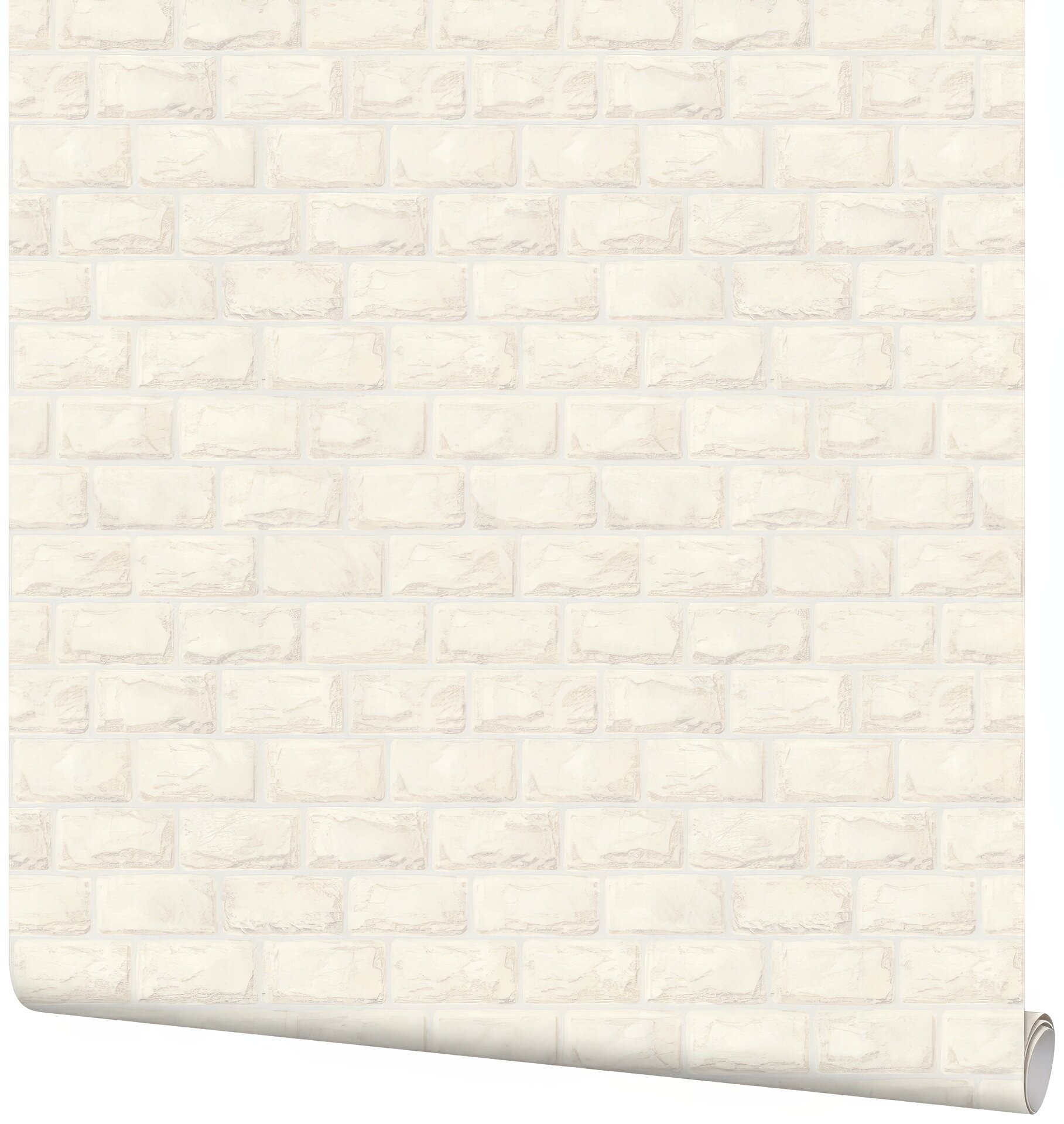 Обои флизелиновые Inspire Brice бежевые 1.06 м White 0