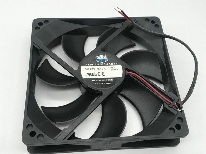 Cooler Master 12025-12CB-2AN-F1 12V 0.10A 12CM 120мм 2 провода вентиляторы -