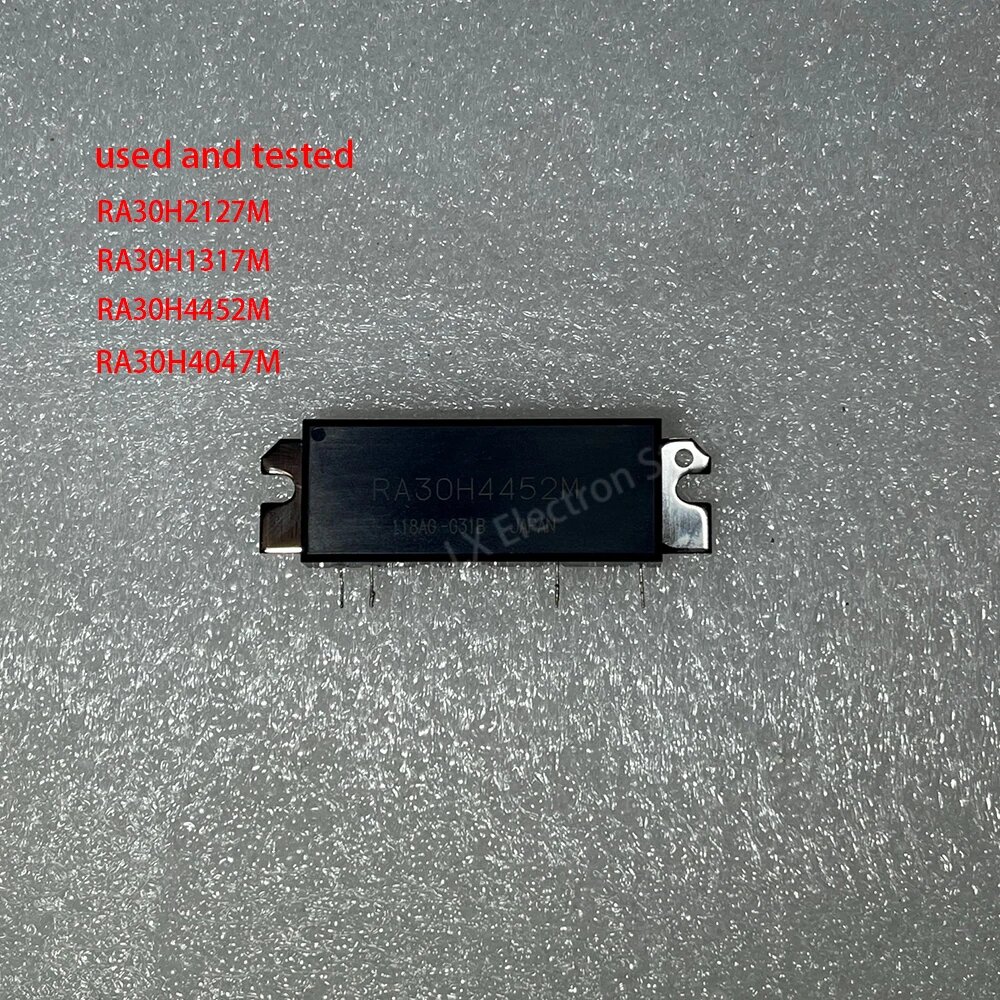 Электронные компоненты MITSUBISHI RA30H2127M RA30H1317M RA30H4452M used and tested, RA30H2127M