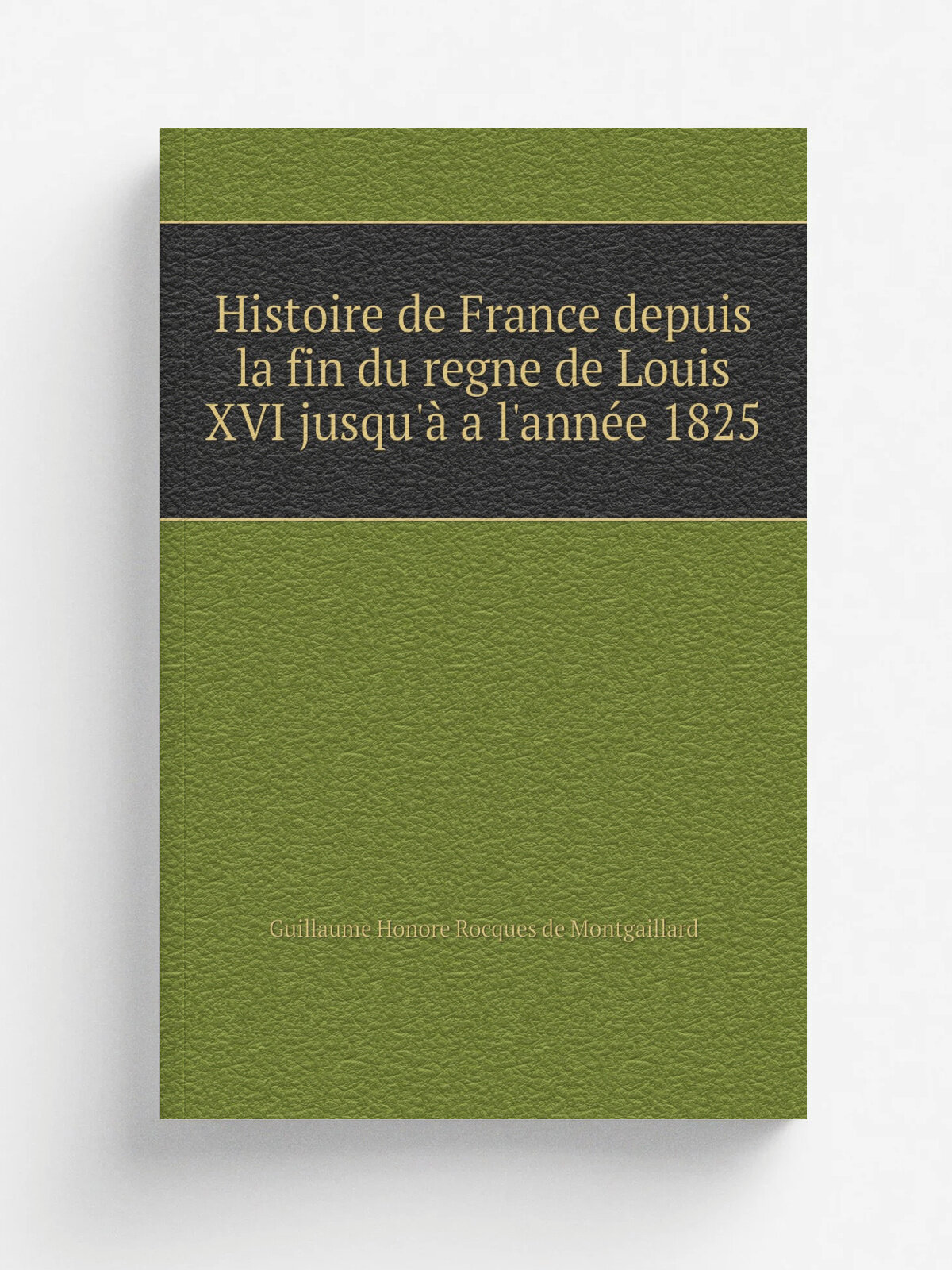 Histoire de France depuis la fin du regne de Louis Xvi jusqu'. a l'ann. e 1825 | Guillaume Honore Rocques de Montgaillard | 1827 | Paris : Moutardier …