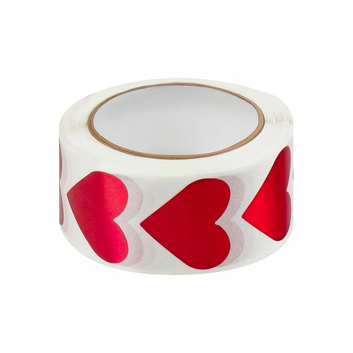 Наклейки ПВХ MESHU "Hearts", 500 наклеек, в рулоне (MS_65940)