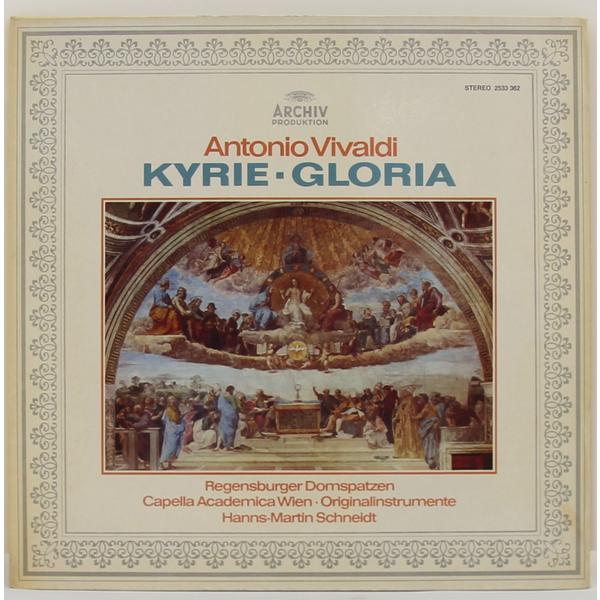 Винтажная виниловая пластинка VIVALDI - KYRIE - GLORIA (HANNS-MARTIN SCHNEIDT)