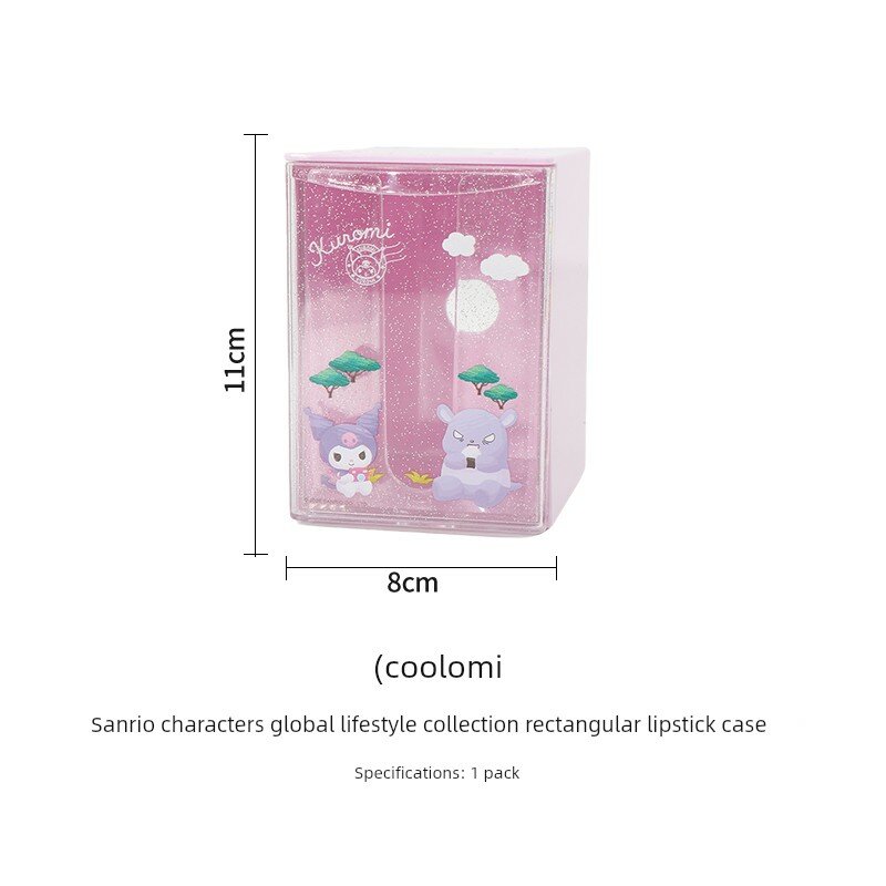 Прямоугольный ящик для хранения от известного бренда Miniso, серия Sanrio Universal Life Collection, стильный