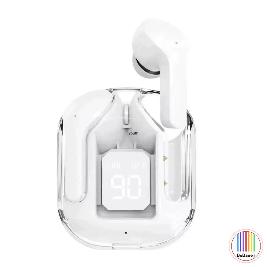 Наушники беспроводные с микрофоном, Bluetooth, белый
