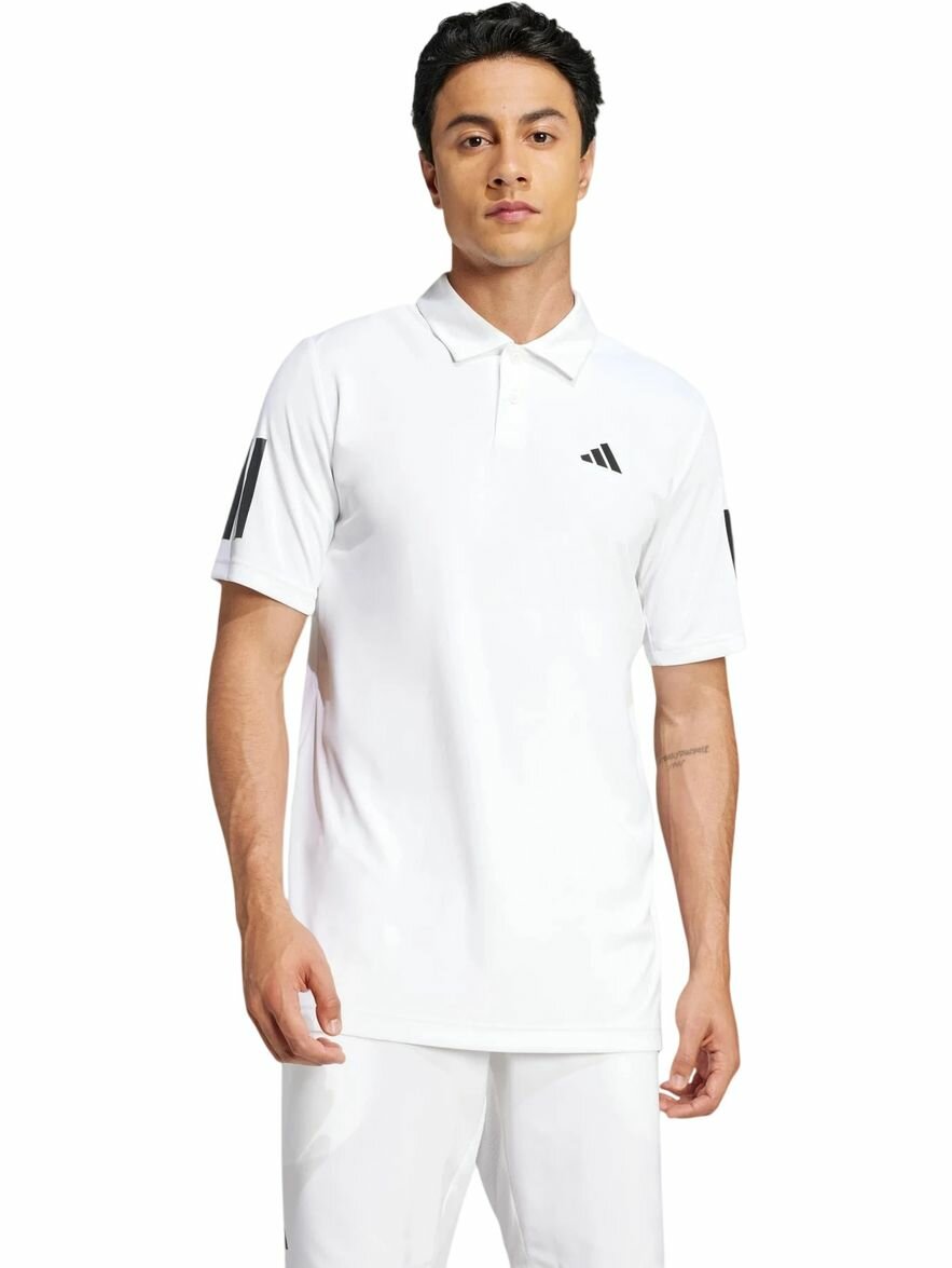 Поло спортивное Club Tennis 3-Stripes Polo Shirt