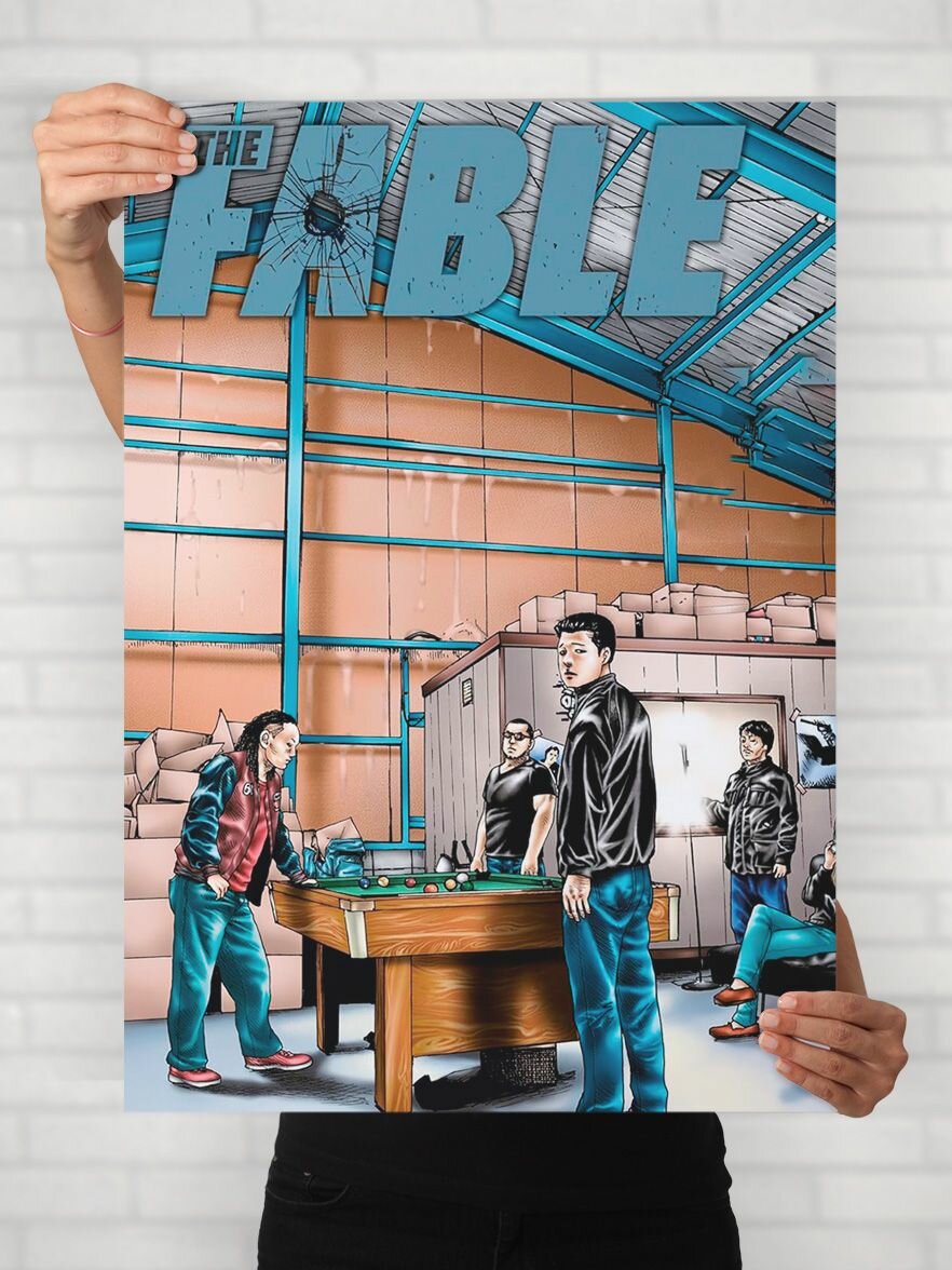 Плакат на стену для интерьера Басня (The Fable 7) - Постер по аниме и манге формата A2 (42x61 см)