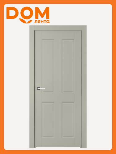 Изображение товара Межкомнатная дверь Belwooddoors "Квадро-2" эмаль, 80x200, серая