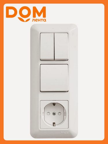 Изображение товара Комбинированный блок Schneider Electric Blanca BK2VR-008A-BI