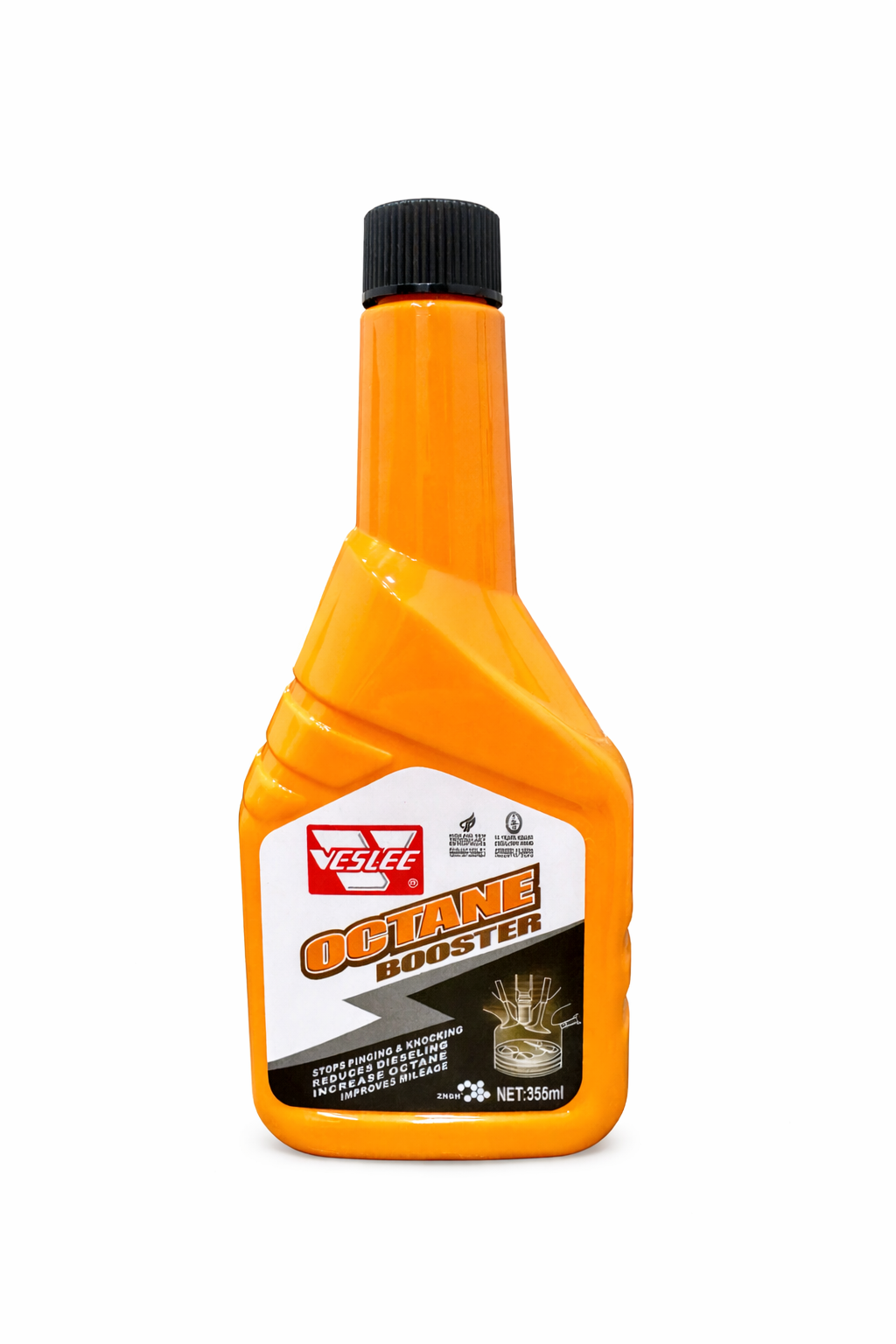 Антидетонационная октаноповышающая присадка Veslee Octane booster, 355 мл