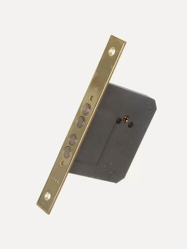 Изображение товара Замок врезной Apecs 99-K-G, цилиндровый, цвет золото, артикул 19898, надежное запирающее устройство для вашей двери