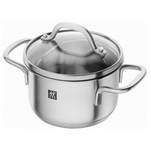 фото Кастрюля из нержавеющей стали с крышкой, объем: 1 л, диаметр: 14 см, zwilling