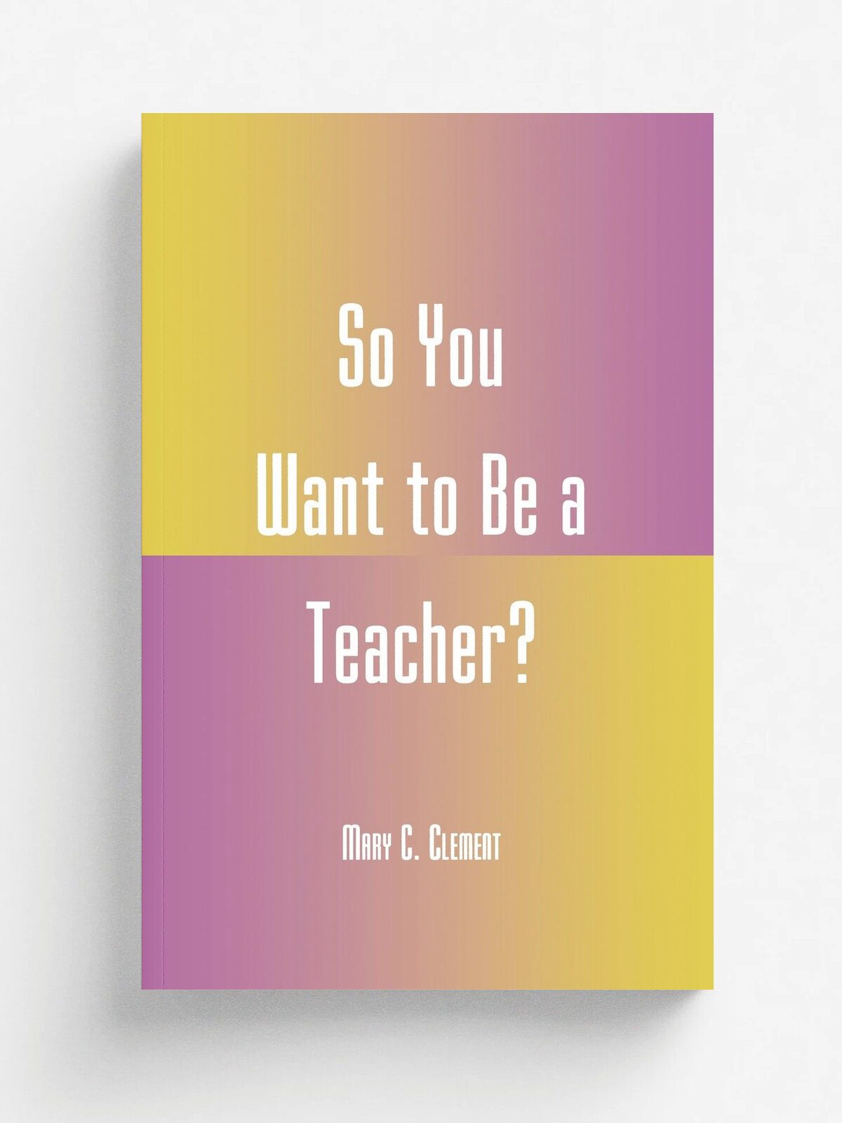 So You Want to Be a Teacher?