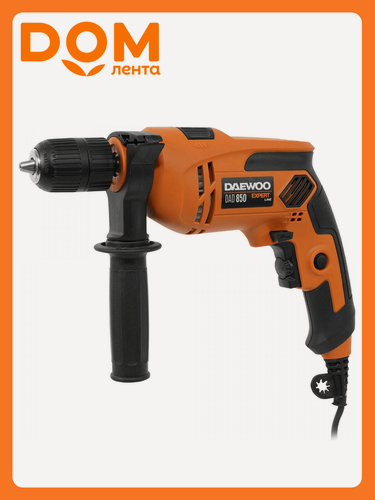 Изображение товара Дрель ударная Daewoo Power Products DAD 850, мощность 850 Вт, быстрозажимной патрон