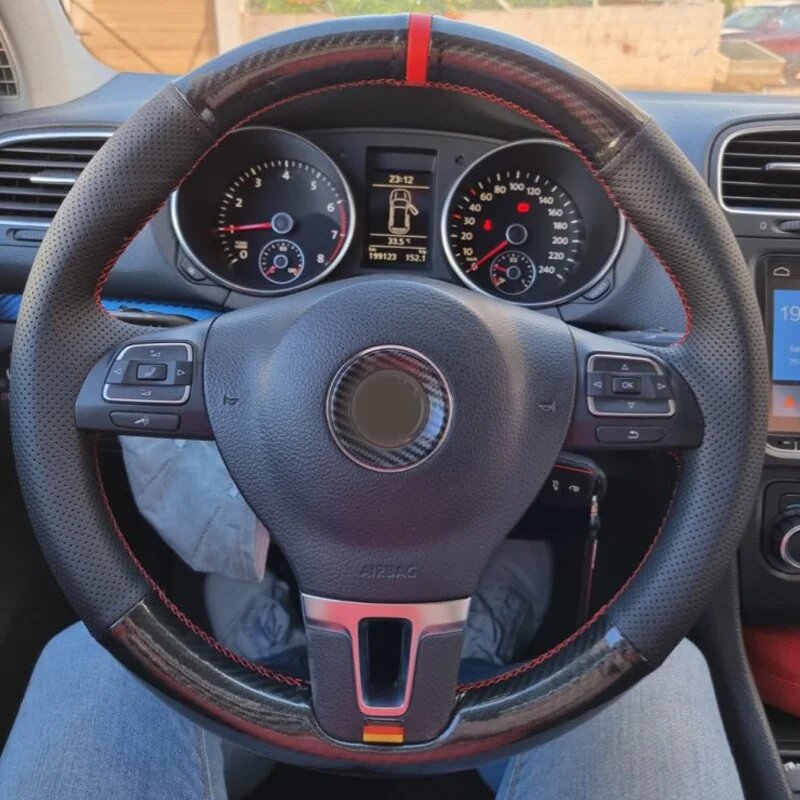 Замшевый чехол для Volkswagen VW Golf Tiguan Passat B7 Passat CC Touran Style 1
