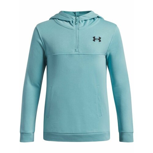 фото Джемпер under armour ua rival lw 1/4 zip hoodie, размер 134-146, голубой