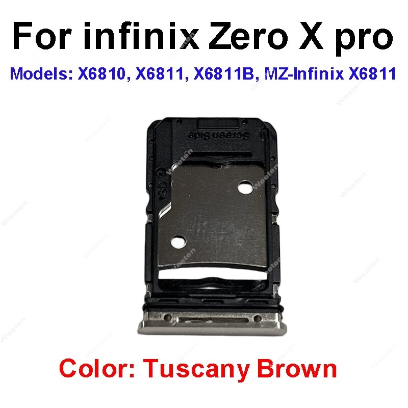 Лоток для SIM-карты для Infinix Zero X Pro X6811: держатель, слот, запчасти для замены