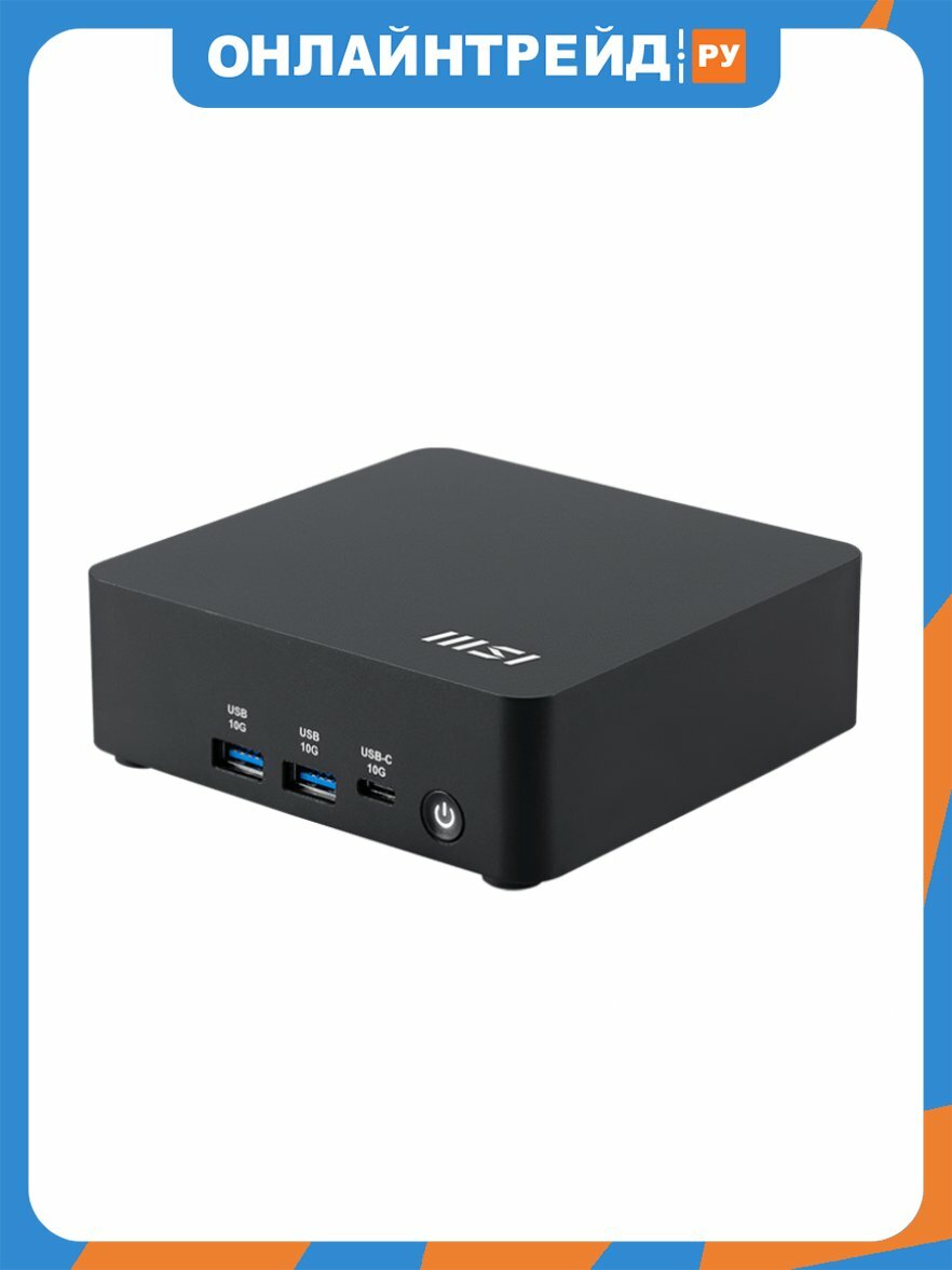Неттоп Msi Cubi NUC AI 1UMG-043XRU (Core Ultra 5 125H 1.2 ГГц, 16 Гб, SSD 512 Гб, Intel UHD Graphics, NoOS)