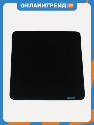 Изображение товара Коврик для мыши Raskat Black S (350*300, резина+ткань, прошитый край)