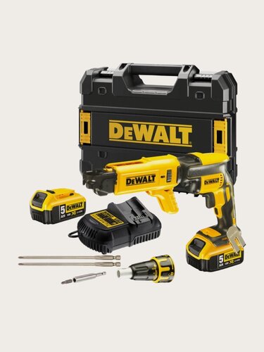 Изображение товара Шуруповерт аккумуляторный для гипсокартона Dewalt DCF620P2K-QW
