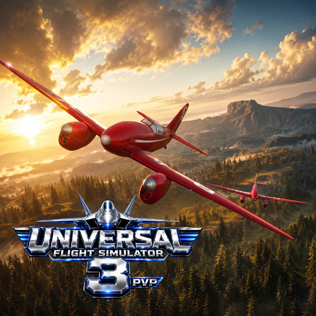 Игра Universal Flight Simulator 3 PvP, цифровое издание PlayStation 4, регион Турция / код пополнения баланса
