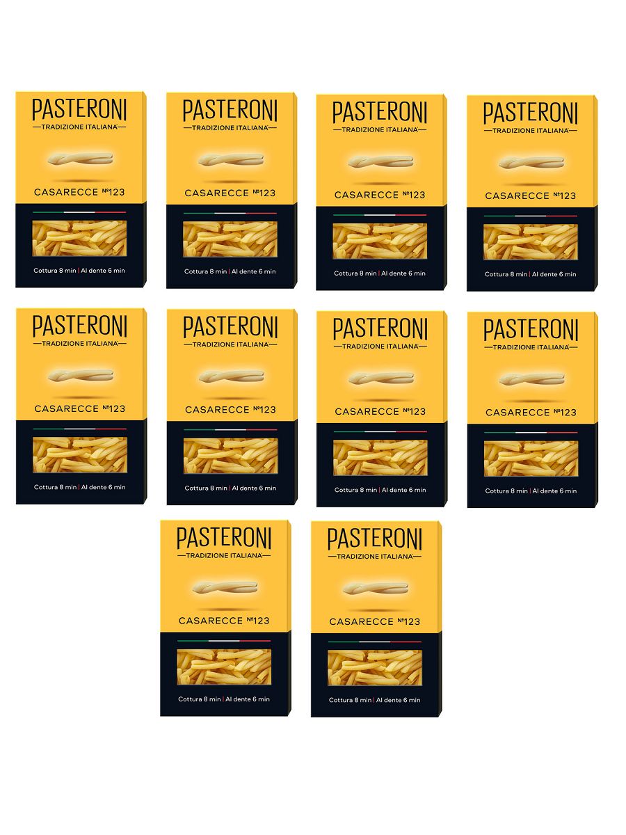 Pasteroni Макароны вьюнки Casarecce №123, 400 гр, 10 шт