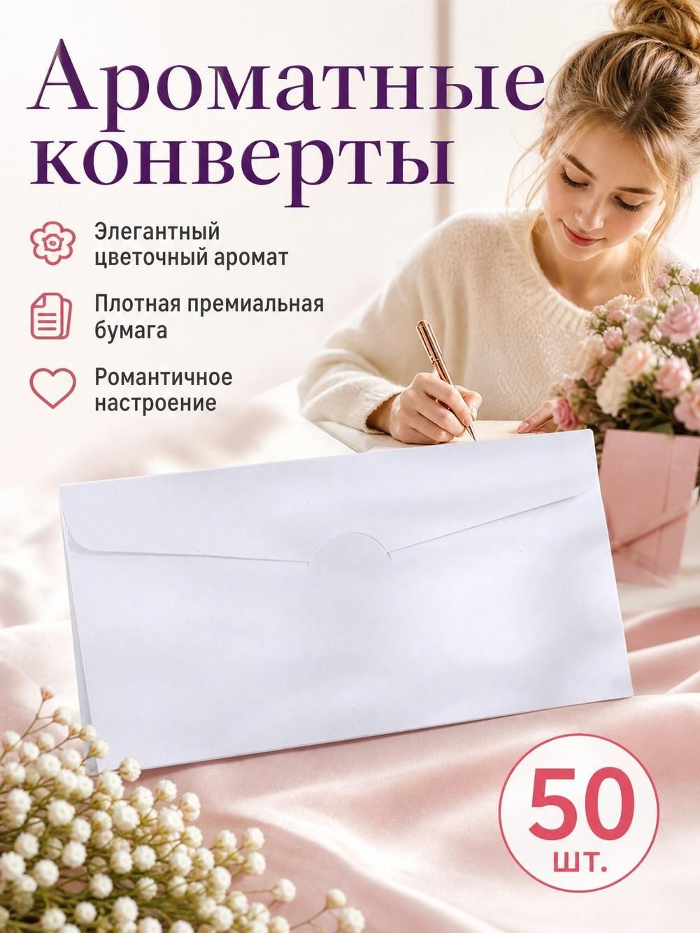 Новые конверты, цветные пустые пригласительные, праздничные романтические открытки