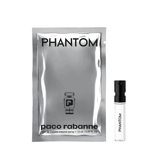 Paco Rabanne Phantom мужские духи 1.5 мл миниатюра - Пако Рабан Фантом сэмпл туалетной воды