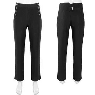 Мужской костюм стимпанк для косплея Черный, M, pant