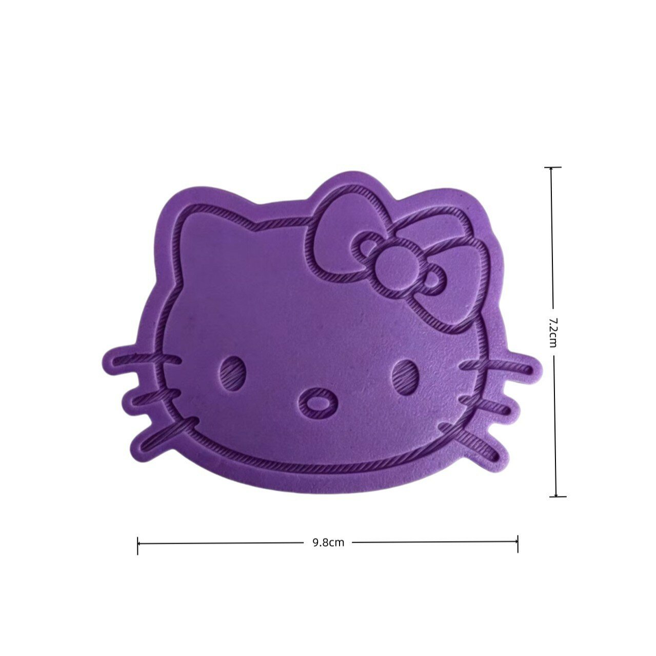 Коробка для хранения бисера Hello Kitty для поделок, не застревает, лоток для бусин, фиолетовый цвет