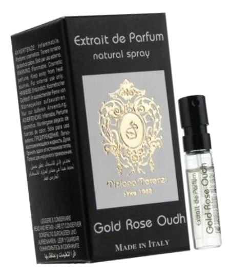 Голд Роуз Уд миниатюра духов 1.5 мл унисекс / Tiziana Terenzi Gold Rose Oudh сэмпл