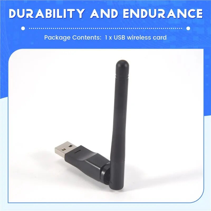 Беспроводная сетевая карта L19-RT5370 USB Wi-Fi адаптер 2.4G 150 Мбит/с