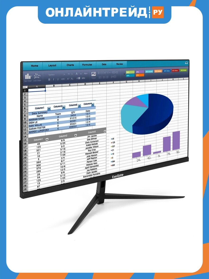 Монитор 23.8" Exegate ProSmart EH2407A
