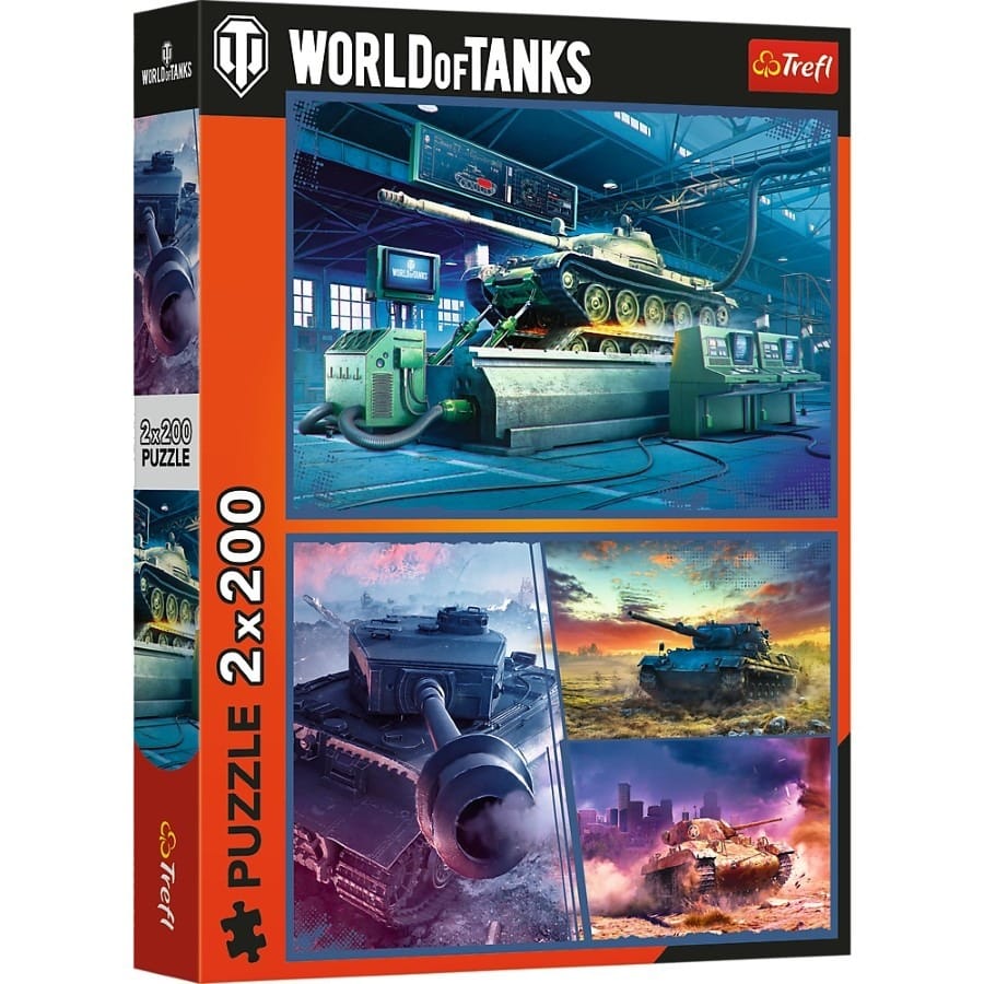 Пазл Trefl World of Tanks Танковая миссия, 2x200 элементов