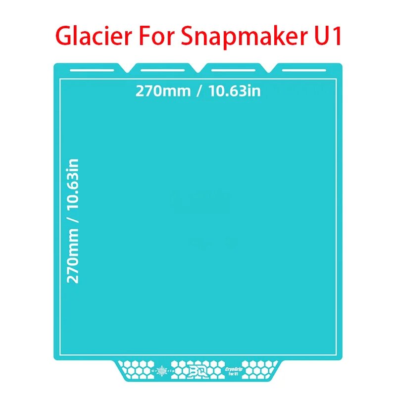 BIQU Panda Build Plate CryoGrip Pro Glacier для Snapmaker U1