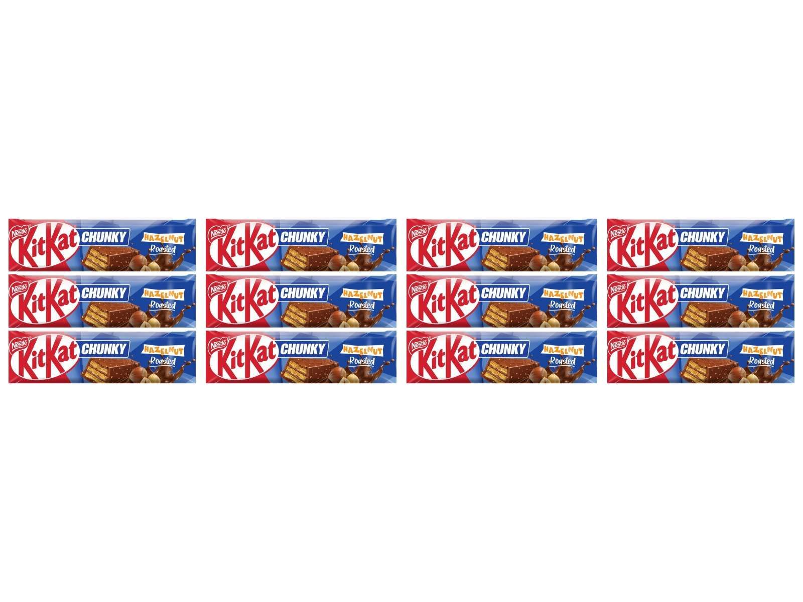 KitKat Батончик Chunky Hazelnut, 38 г, 12 шт.