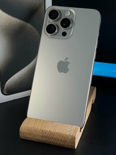 Изображение товара Смартфон Apple iPhone 15 Pro Max, 256gb, Natural Titanium, AH, nano SIM + eSIM