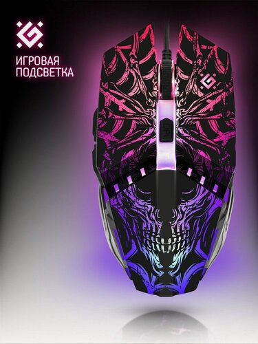 Изображение товара Игровая мышь компьютерная Defender Prototype оптика 6 кнопок 3200 dpi